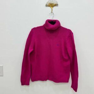 Ralph Lauren knitted American Turtleneck pink LRL logo size L